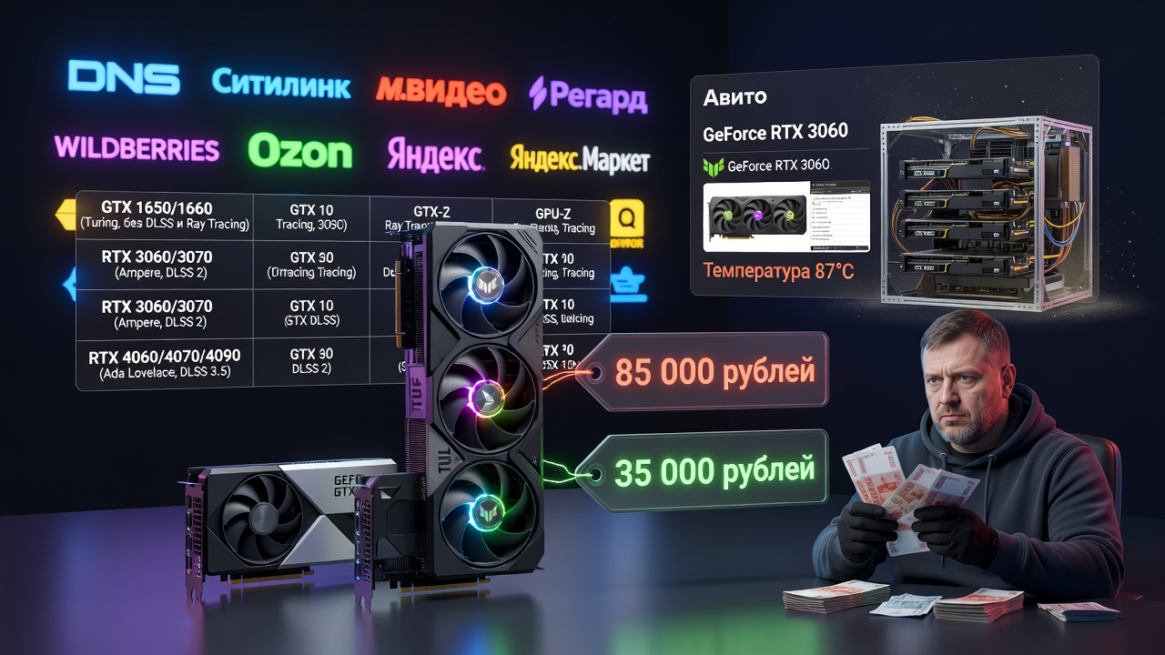 Где купить видеокарты GeForce и не переплатить