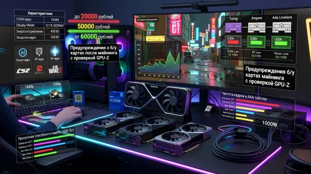 Видеокарты GeForce: характеристики, цены и реальные отзывы